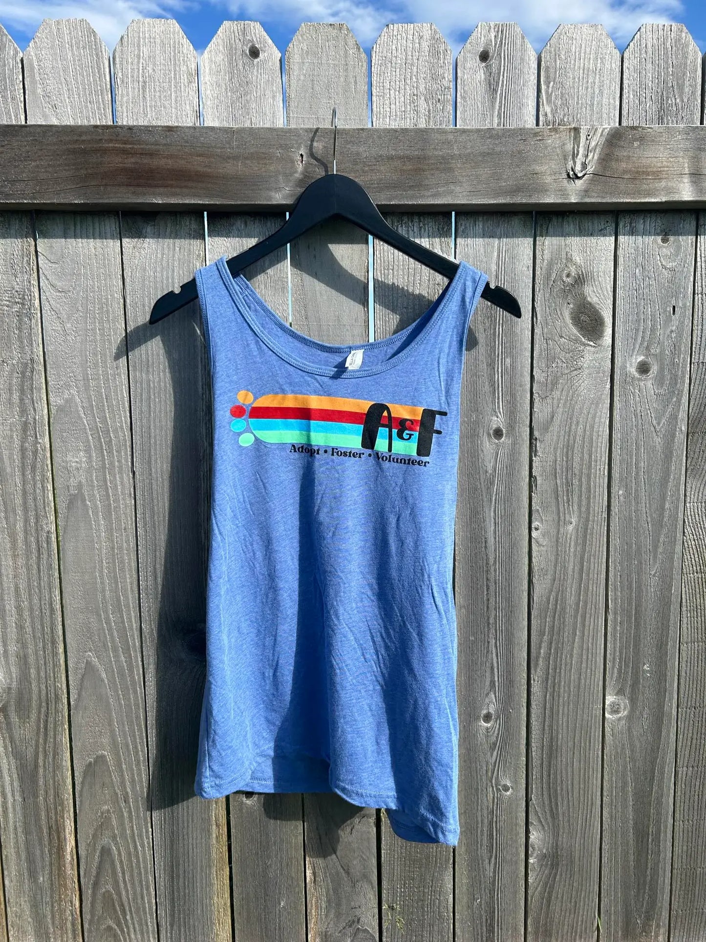 A&F Rainbow Relaxed Tank Top