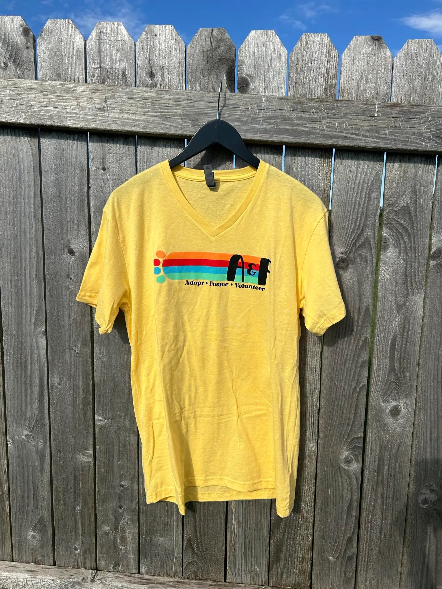 Rainbow V-neck T-Shirt